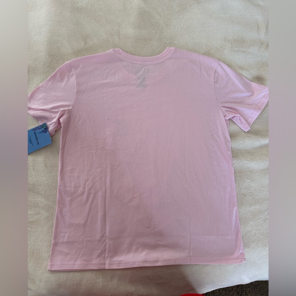 Bridgerton Women’s pink tshirt official Netflix merch - Picture 6 of 8